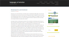 Desktop Screenshot of languages-of-emotion.de
